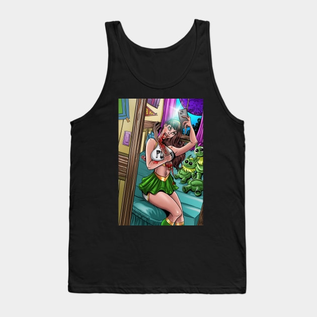 Naughty Selfie Tank Top by masciajames